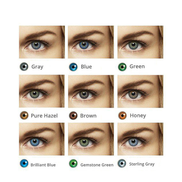 BRILLIANT BLUE Premium 3 Tone Color Contact Lenses – iColorContactLenses